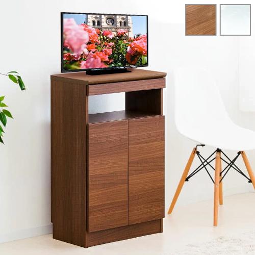 テレビ台 幅52cm 寝室 コード穴付き おしゃれ 黄金比 扉2枚 モデムラック 収納 Wi-Fi ...