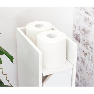 トイレットペーパー収納ラック スリム 幅15c...の詳細画像2