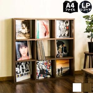 レコードラック / 2マス+1BOX DULPA300(LP約240枚収納) ディスク