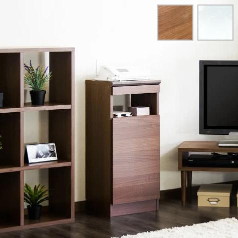 隙間収納 スリム 幅37.5cm 収納 おしゃれ 40cm 北欧 白 モダン 黄金比 Wi-Fi ラ...