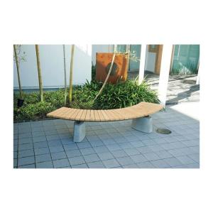 受注生産品 ひのき材サークルベンチ 駅 バス停...の詳細画像2