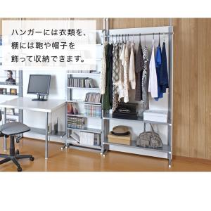 パーテーション 間仕切り 幅90cm 棚付き ...の詳細画像4