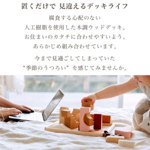 ウッドデッキ 16点セット 4.5帖 2.25...の詳細画像2