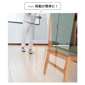 すべる 床キズ防止シール 4個入り 四角形 傷...の詳細画像2