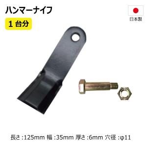 32枚 1台分 シバウラ FRE600 ハンマーナイフ ボルト付 ハンマーナイフ