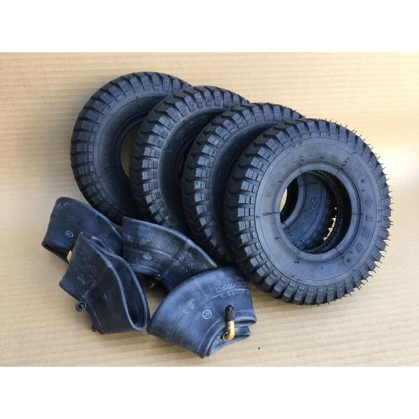 各4本 IRC IR 2.50-4 4PR タイヤ チューブ セット 井上ゴム U-lug パタン ...