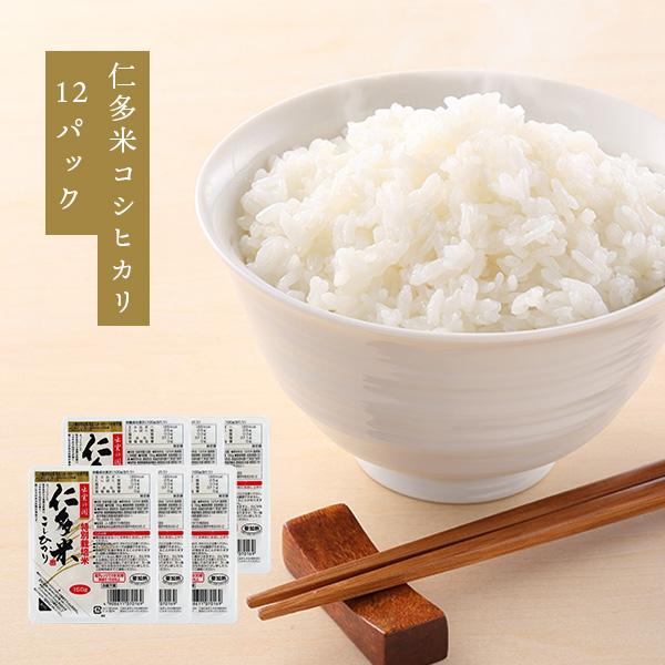JA頓原 特栽仁多米パックごはん 150g×12 とんばら