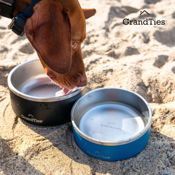 【GRANDTIES 公式サイト】グランタイズ 真空断熱ペットボウル 1250ml 4色 餌入れ