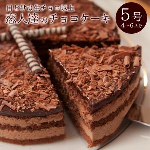 誕生日ケーキ バースデーケーキ ケーキ チョコレートケーキ 生チョコケーキ 恋人達のチョコレートケーキ 5号 父の日限定 ラッピング無料｜sanjinomori