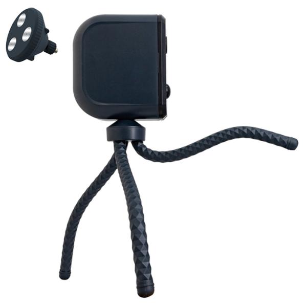 防犯カメラ センサーカメラ 電池式 乾電池 92万画素 どこでもアーム付き マグネットベース付き I...