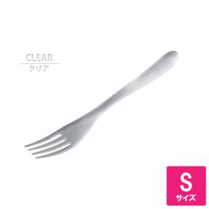 値下げ フォーク S 14.8cm 日本製 半透明 TPX樹脂 高耐熱 カレーライス アイスクリーム ヨーグルト かき氷 クリア M5-MGKPJ03773CL