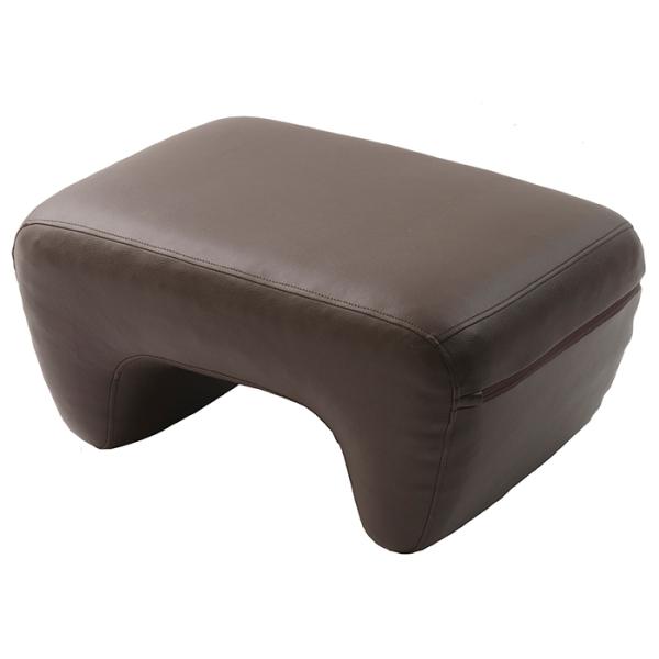 日本製 オットマン PVCブラウン mashu Ottoman スツール 1人用 ソファ チェア レ...