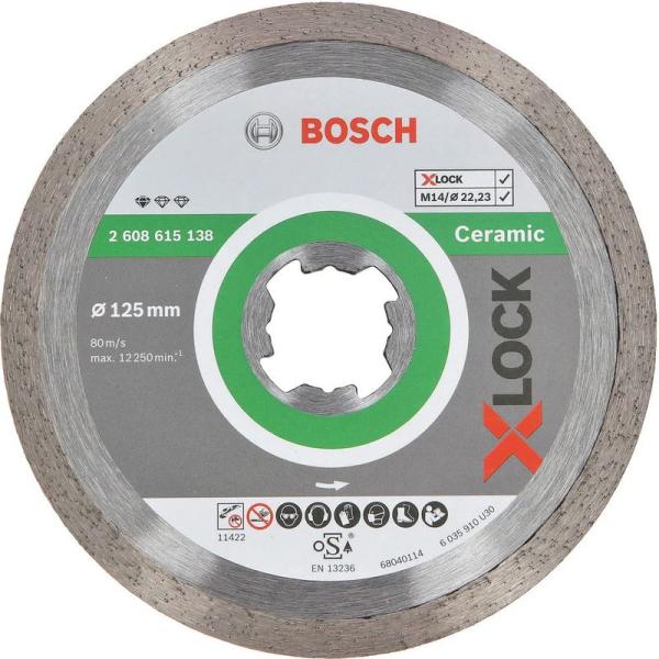 ボッシュ(BOSCH) X-LOCK ダイヤホイール (スタンダード・タイル用・125mmφx1.6...