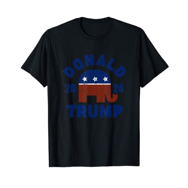 ドナルド・トランプ2024共和党象投票トランプ大統領 Tシャツ