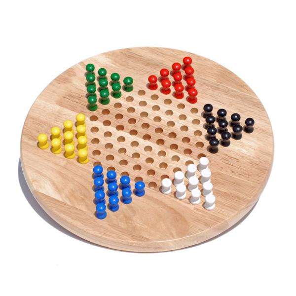 WEGames WE Games Solid Wood Chinese Checkers with ...