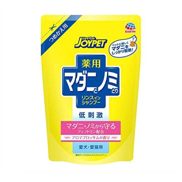 アース・ペット ジョイペット 薬用マダニとノミとりシャンプーアロマブロッサム詰替４３０ｍｌ