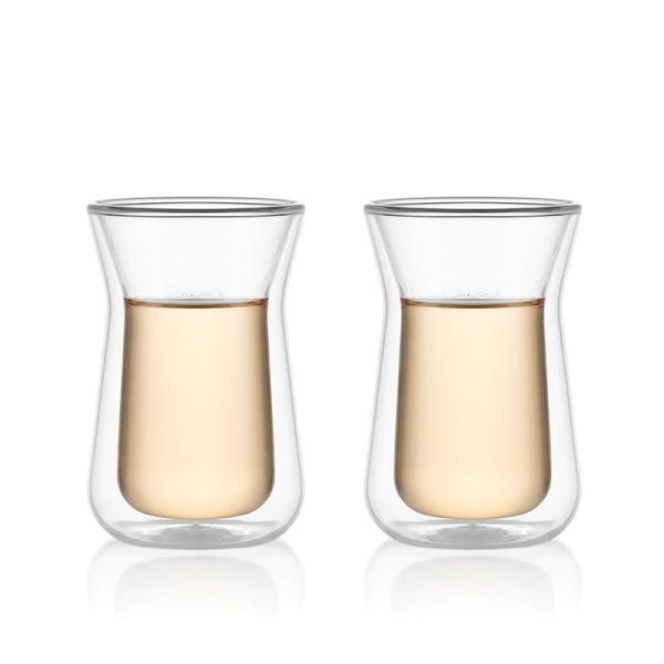 BODUM ボダム MELIOR メリオール ダブルウォール ティー グラス 100ml 2個セット...