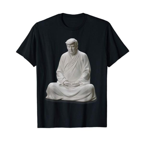 中国のトランプ仏像禅 Tシャツ