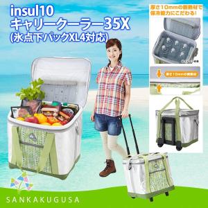 クーラーバッグ ( ロゴス insul10 キャリークーラー35X ) 保冷 クーラー 保冷バッグ ソフトクーラーバッグ 海水浴 ピクニック キャンプ レジャー 運動会｜sankakugusa