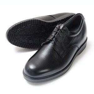 北嶋製靴 牛革モンクプレーンシューズ 5.5cmヒールアップ 921 1足