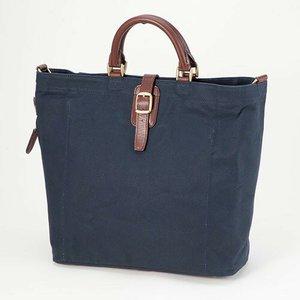 イケテイ シルバーレイククラブ 9号帆布 ネイビー トートバッグ 31cm A4 238541 1個 SILVER LAKE イケテイ シルバーレイククラブ 9号帆布 ネイビー トート