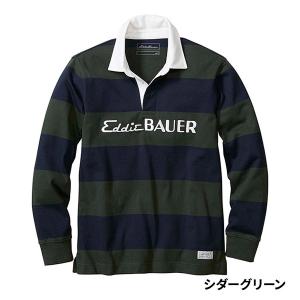 エディー・バウアー 長袖ミッドウェイトジャージーエンブロイダリーロゴラグビー