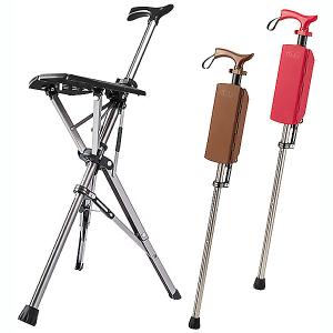 土屋産業 Ta-Da Chair S(ブラック) 杖、ステッキ - 最安値 土屋産業 Ta-Da Chair S(ブラック) 杖、ステッキ - 最安値