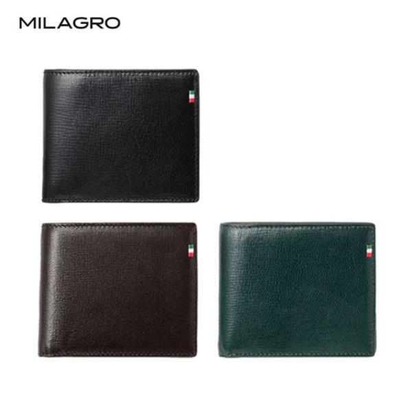 ビスポーク ミラグロ 伊・ボナウド社 パルメラートゴート 二つ折り財布 CA-PG-653 1個