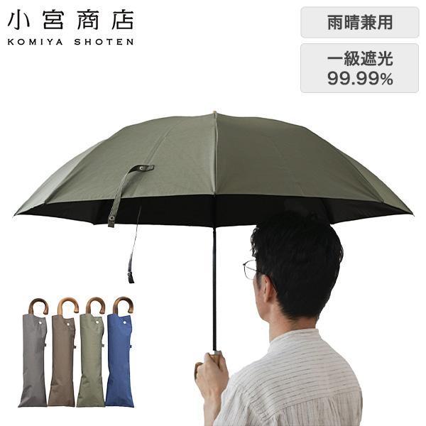 小宮商店 一級遮光 コットンローンシェード 晴雨兼用折りたたみ傘 55cm8本骨 KLS5508M2...
