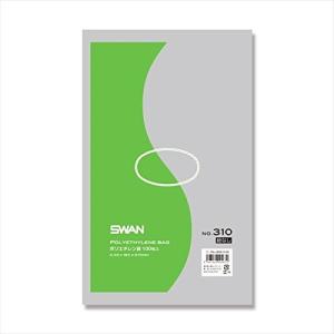 スワン ポリ規格袋 スワン No.310 紐なし    153-2002 006616190  1束