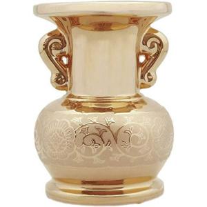 仏具 セラミックアルテ 金唐草 玉仏花4.5 