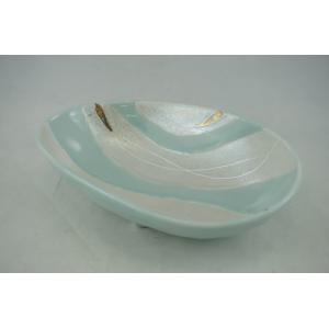 青山硝子 羽衣まな板皿 HG-100 ガラス食器 盛台 盛付皿 寿司下駄 和