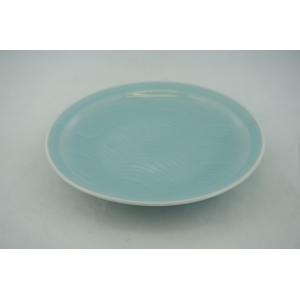青白波紋　5.0皿　美濃焼　日本製　取皿　銘々皿　皿　和食器｜sankido