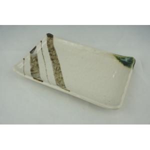 青山硝子 羽衣まな板皿 HG-100 ガラス食器 盛台 盛付皿 寿司下駄 和