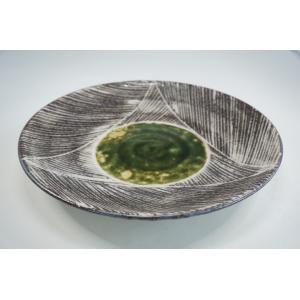 和食器　茶懐石　織部焼　蟹図　銘々皿　五客 楽天市場】中古○織部焼蟹文中皿○W24.5cm / 8寸皿 / 魯山人うつし