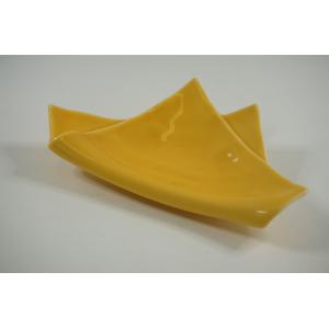 青山硝子 羽衣まな板皿 HG-100 ガラス食器 盛台 盛付皿 寿司下駄 和