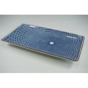 青山硝子 羽衣まな板皿 HG-100 ガラス食器 盛台 盛付皿 寿司下駄 和