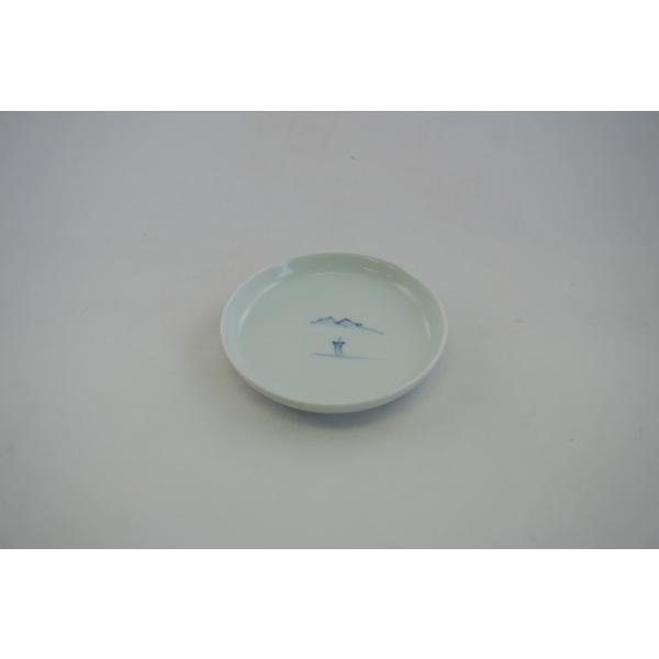 染付山水　2.8小皿　有田焼　日本製　薬味皿　小皿　皿　おしゃれ　和食器