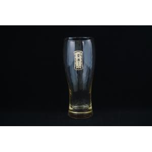 本格麦酒グラス　琥珀ビヤーグラス　B-46102GY　槌目模様　日本製　ビール　ガラス製コップ｜sankido