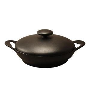 岩鋳（IWACHU） 南部鉄器鉄鍋 平型万能鍋（小） 日本製 （IH対応 100V