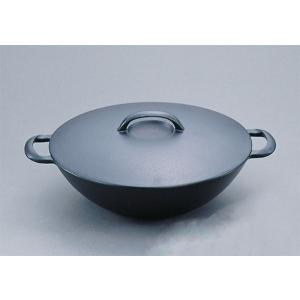 南部鉄器鉄鍋 　平型万能鍋（大）　岩鋳 日本製  （IH対応