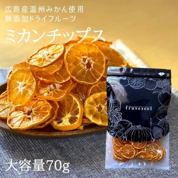 みかん ドライフルーツ 砂糖不使用 チップス 70g 無添加 お試し用 専門店 おすすめ 体にいい ...