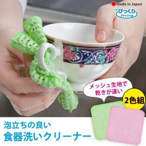 キッチンクリーナー クロス 台所 シンク 速乾 日本製 メッシュ ピカイチ びっくりフレッシュ サンコー