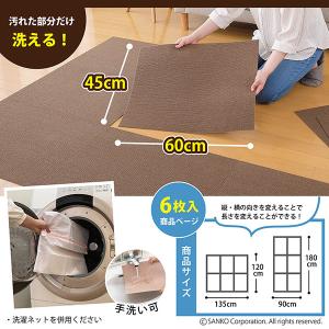 キッチンマット 拭ける ふける 撥水 おしゃれ...の詳細画像2