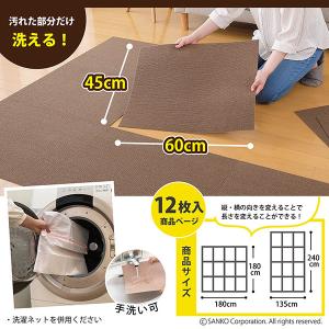 キッチンマット おしゃれ ずれない 拭ける ふ...の詳細画像2