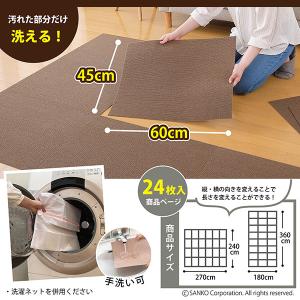 キッチンマット 撥水 おしゃれ ずれない タイ...の詳細画像2