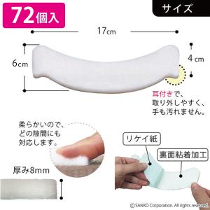 便座裏 トイレトレーニング 使い捨て 掃除 飛...の詳細画像3