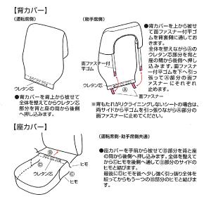 防水 シートカバー 軽トラック 枕分離型 汎用...の詳細画像4
