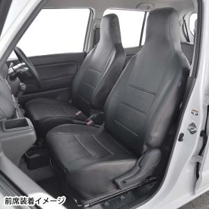 シートカバー スズキ 軽自動車 アルト 専用 HA37S HA97S R3.12- 車 1台分 セット レザー 調 カーシートカバー ブラック 黒 M4-84 4477-43BK 送料無料｜sanko-proshop