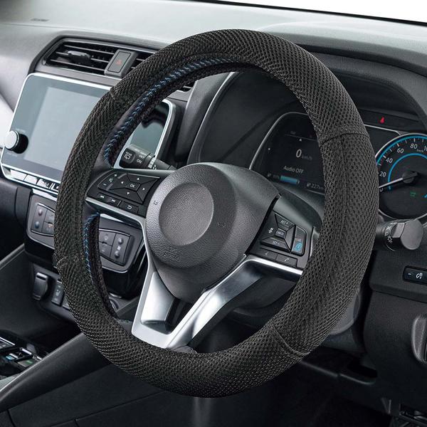 ハンドルカバー 軽自動車 Sサイズ 車 自動車用 ステアリングカバー おしゃれ シリテックファイバー...
